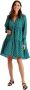 DEA KUDIBAL Dames Jurken Kindra Ns (co) Dress With Balloon Sleeves Groen - Thumbnail 7