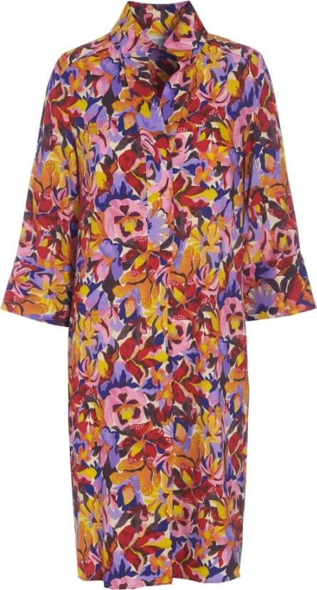 Dea Kudibal EV-Flora Magenta Overhemdjurk Meerkleurig Dames - Foto 5
