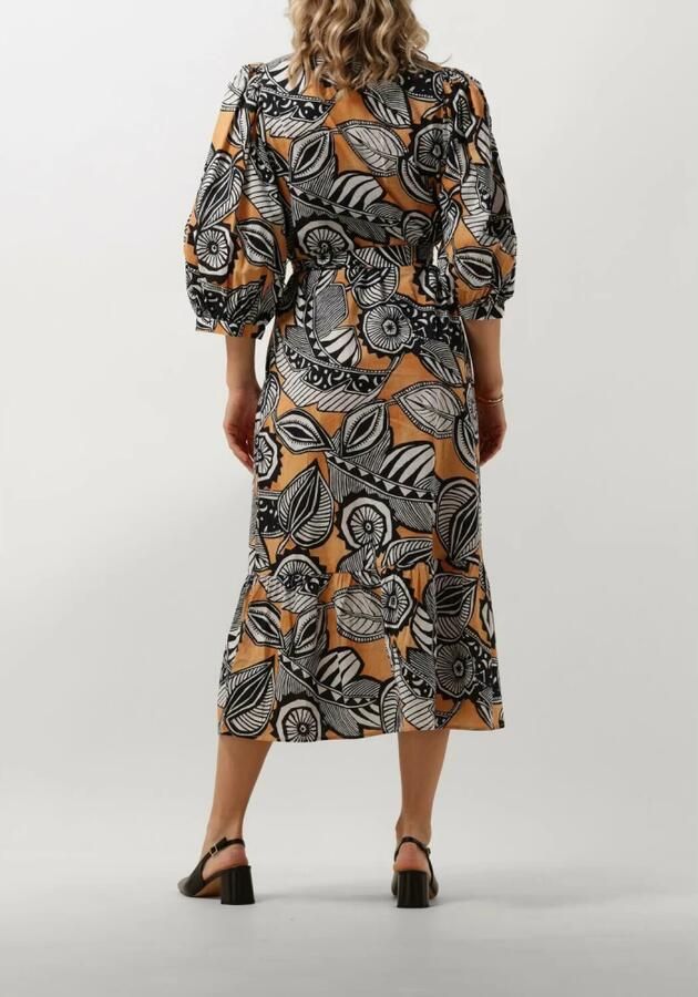 Dea Kudibal Elegante Bruine Midi Jurk Multicolor Dames - Foto 6