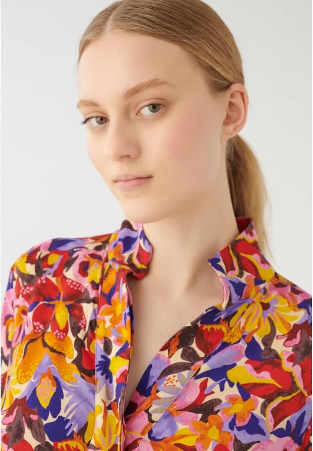 Dea Kudibal EV-Flora Magenta Blouse Meerkleurig Dames