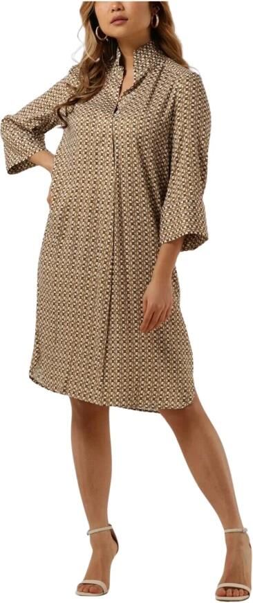 Dea Kudibal Canary Overhemdjurk Regular Fit Beige Dames - Foto 4