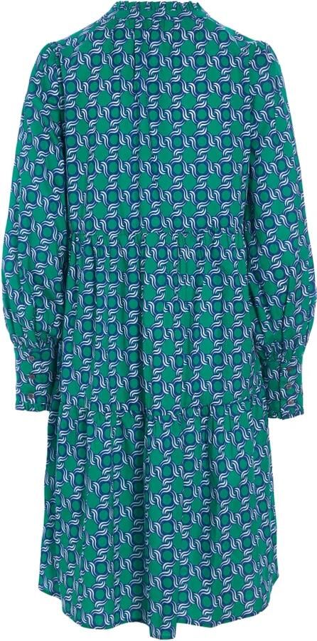 DEA KUDIBAL Dames Jurken Kindra Ns (co) Dress With Balloon Sleeves Groen - Foto 9