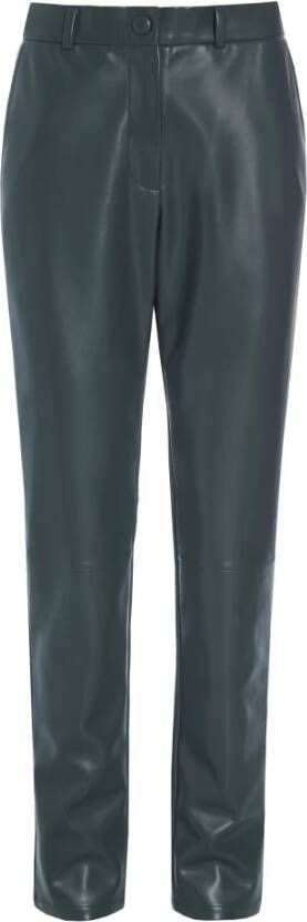 Dea Kudibal SELENE-Fern Vegan Leren Broek Green Dames