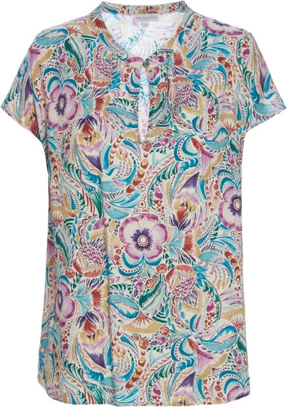 Dea Kudibal Anemone Pruimenprint Top Multicolor Dames