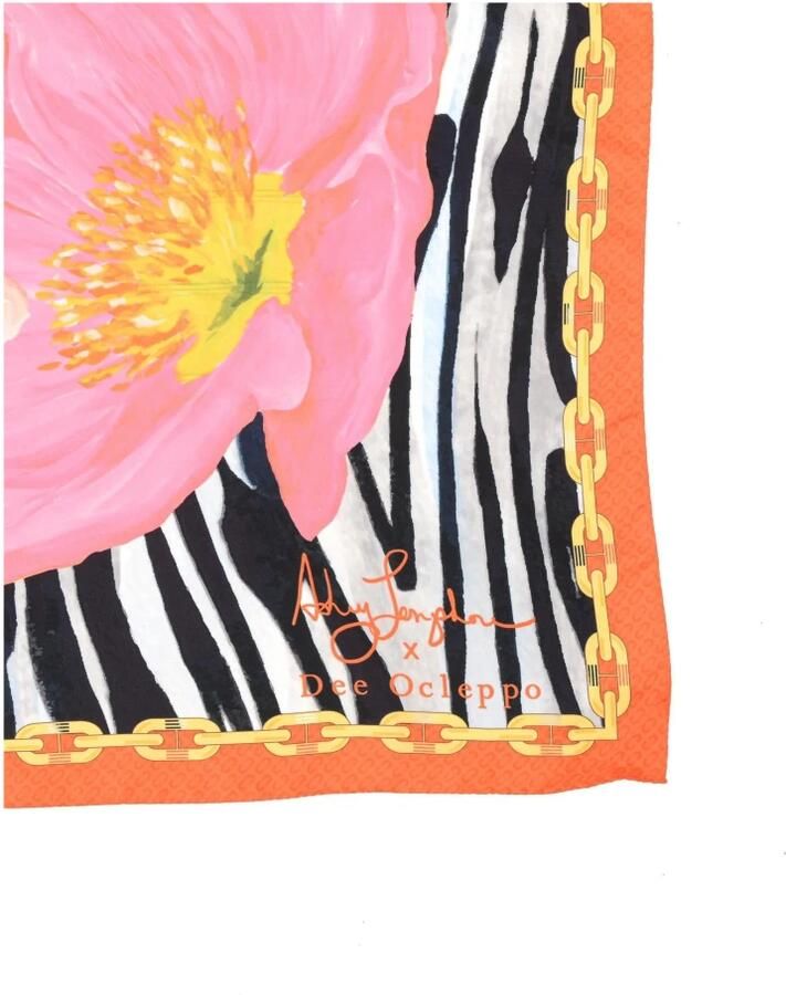 Dee Ocleppo Pop Art Zijden Sjaal Multicolor Dames - Foto 2