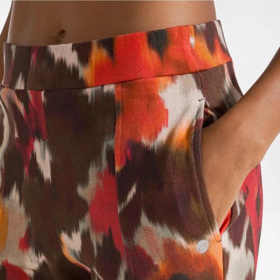 Deha Rode Katoen Modal Bedrukte Jurk Multicolor Dames - Foto 2