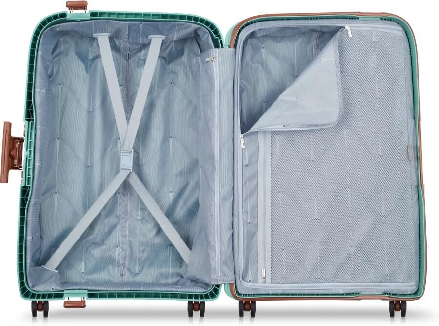 Delsey Almond Spinner Koffer met TSA-slot Green Unisex - Foto 5