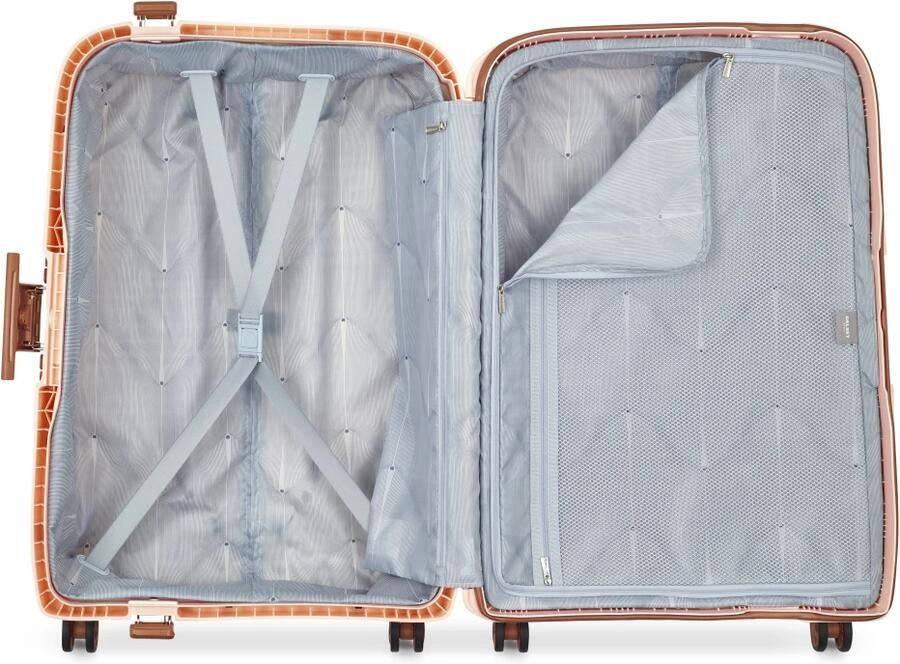 Delsey Moncey Middelgrote Koffer met 4 Wielen Roze Pink Unisex - Foto 5