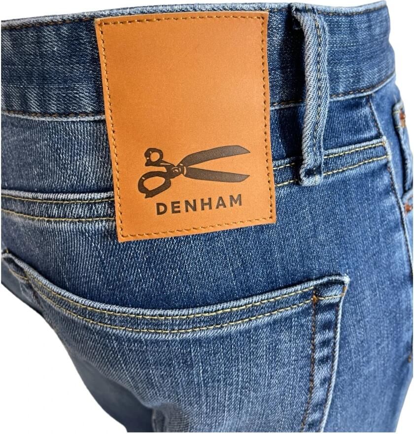 Denham Blauwe Slim Fit Jeans met Authentieke Uitstraling Blue Heren