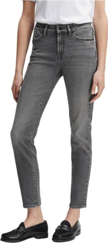 Denham Straight Jeans Grijs Heren