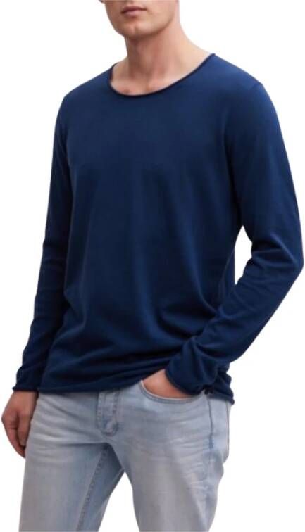 Denham Sweatshirt Blauw Heren