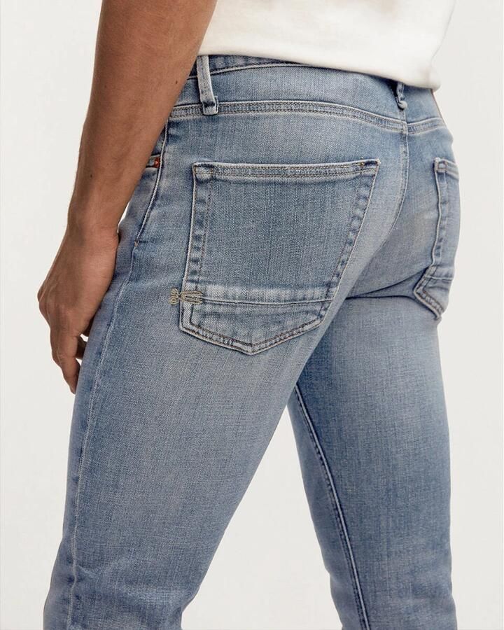Denham Blauwe Slim Fit Jeans met Authentieke Uitstraling Blue Heren - Foto 16