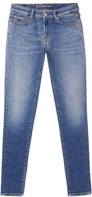 Denham The Jeanmaker Iawd Spray Jeans Blauw Dames