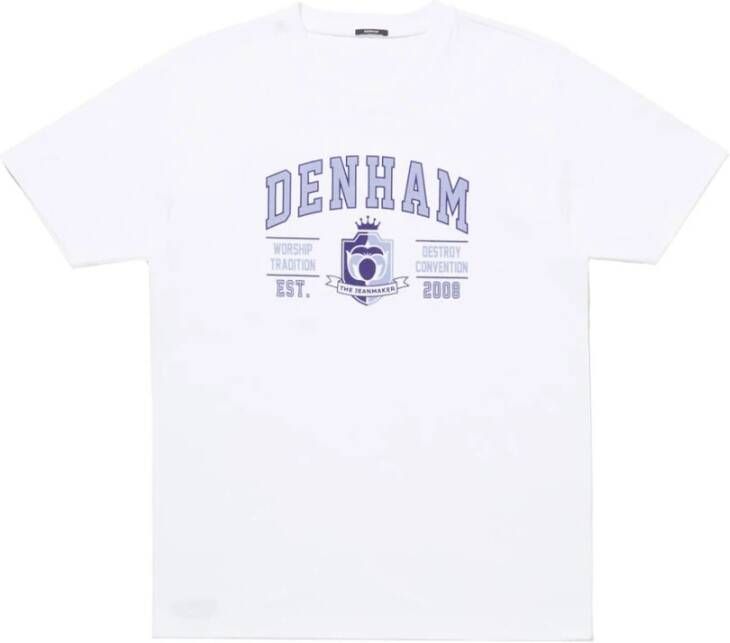 Denham The Jeanmaker T-shirt korte mouw Wit Heren