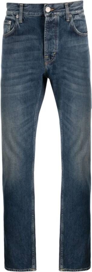 Department Five Blauwe Stonewashed Skinny-Leg Jeans Blauw Heren