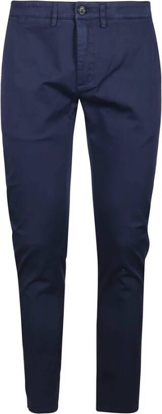 Department Five Broek Mike Chino Superslim Blauw Heren