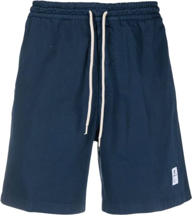 Department Five Casual Shorts Blauw Heren