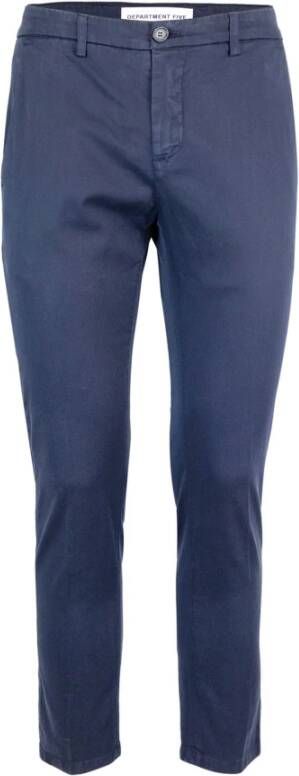 Department Five Chinos Blauw Heren