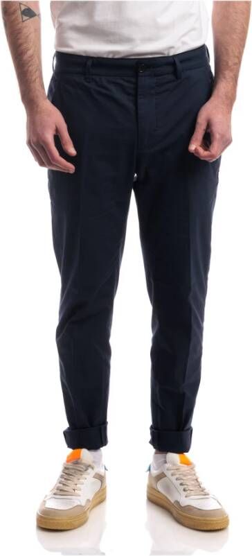 Department Five Cropped Trousers Blauw Heren