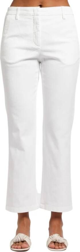 Department Five Hoge paleetbroeken met poot White Dames