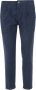 Department Five Prince Chinos Trouserswith Pences IN Velvet Blauw Heren - Thumbnail 1