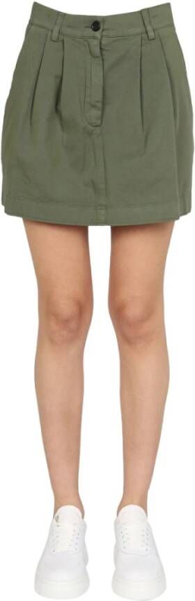 Department Five Short Skirts Groen Dames