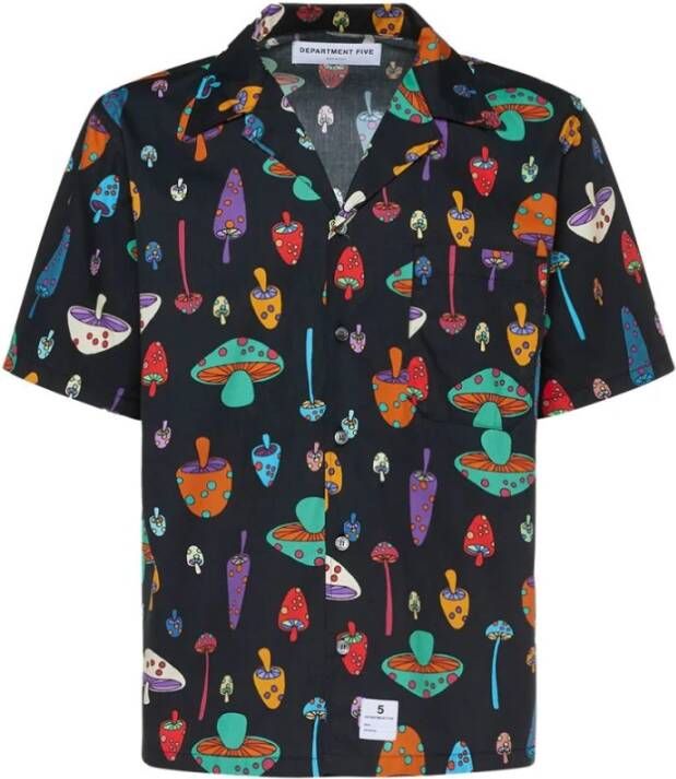 Department Five Short Sleeve Shirts Zwart Heren