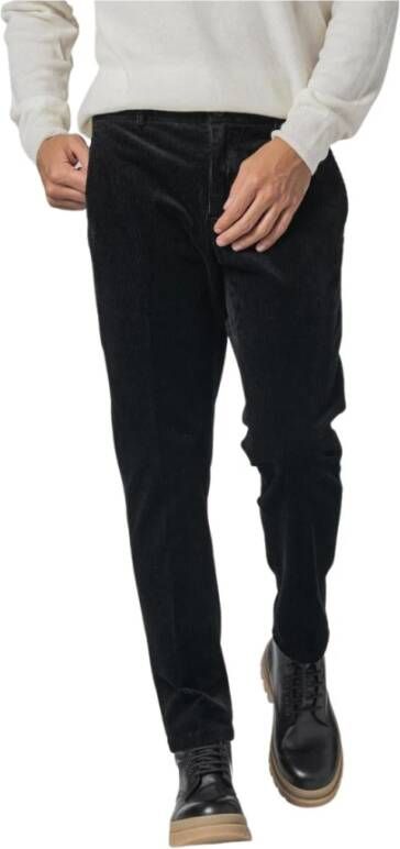 Department Five Slim fluwelen broek Zwart Heren