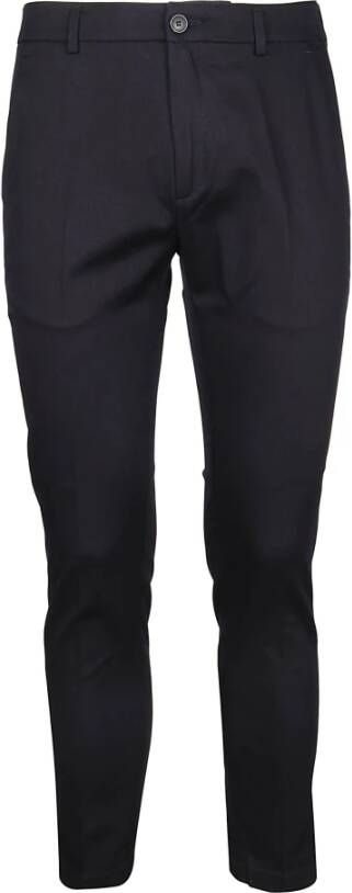 Department Five Straight Trousers Blauw Heren