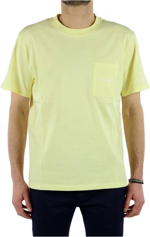 Department Five t-shirt Yellow Heren