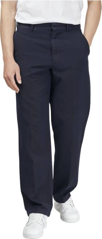 Department Five Trousers Blauw Heren