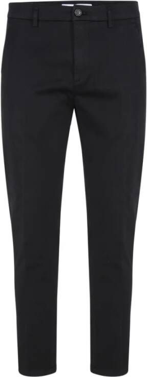 Department Five Zwarte Prins Chinos Crop Zwart Heren