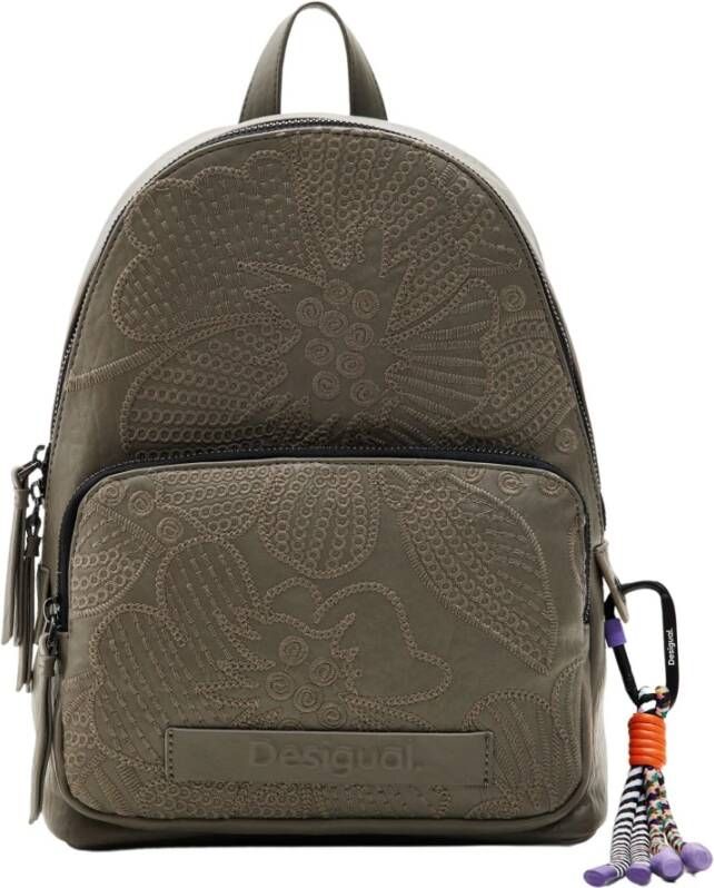 Desigual Stijlvolle Handgemaakte Rugzak met Contrasterende Details Green Dames