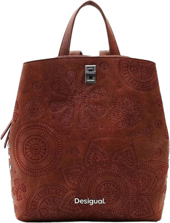 Desigual Dejavu Mini Rugzak Herfst Winter Collectie Brown Dames