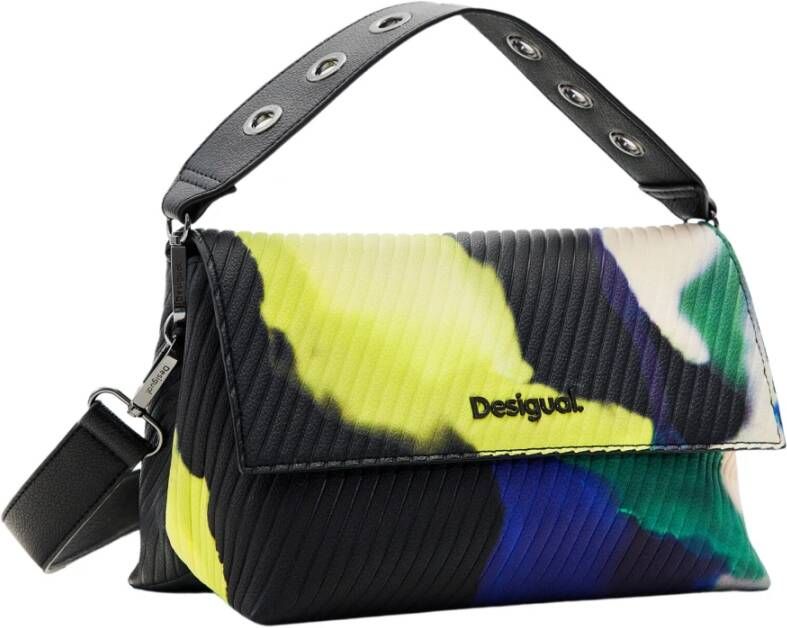 Desigual Schoudertas met Print en Kliksluiting Multicolor Dames