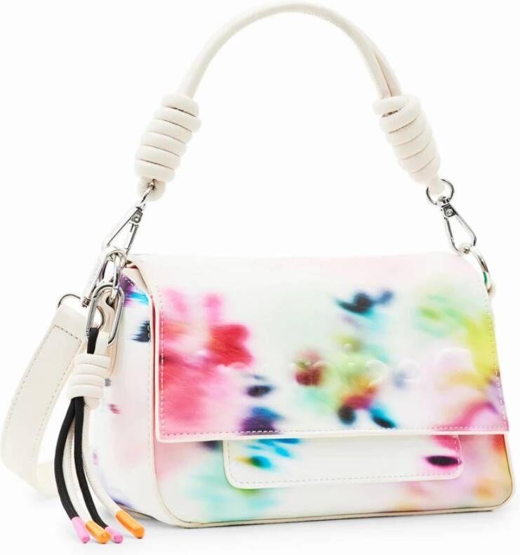 Desigual Vrouwenhandtas Acidule Phuket Mini Straight Flap White Dames