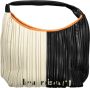 Desigual Zwarte Polyurethaan Schoudertas met Contrasterende Details Zwart Dames - Thumbnail 1