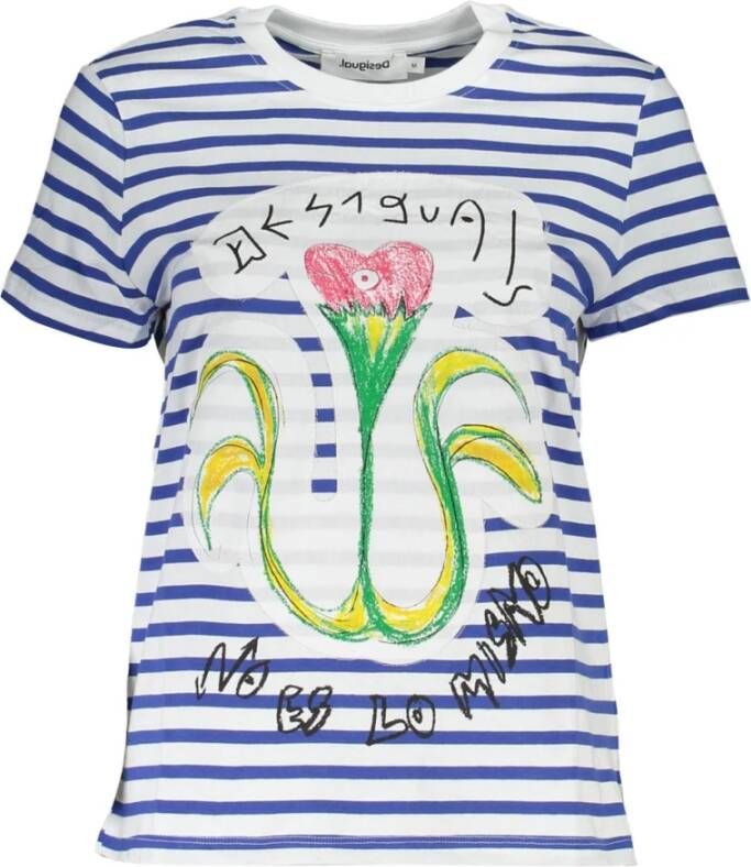 Desigual Blue Tops & T-Shirt Meerkleurig Dames