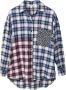 Desigual Blauw Overhemd Lange Mouwen Contrastdetails Multicolor - Thumbnail 3