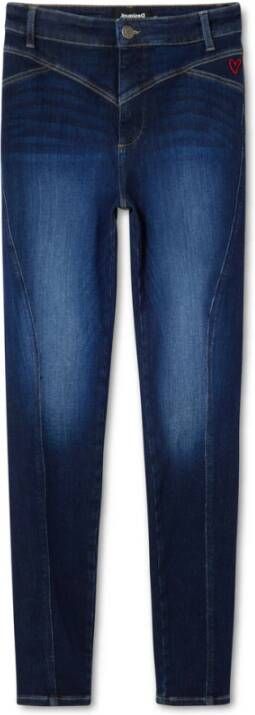 Desigual Comfortabele stretch skinny jeans met push-up effect Blue Dames