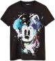 Desigual Dames-T-shirt Mickey Crash Zwart Dames - Thumbnail 2