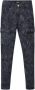 Desigual Zwarte Bedrukte Dames Jeans met Rits en Knoopsluiting Black Dames - Thumbnail 1