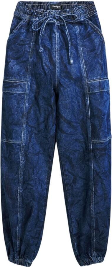 Desigual Baggy Jeans Women's Boyfriend Collection Blue Dames - Foto 5