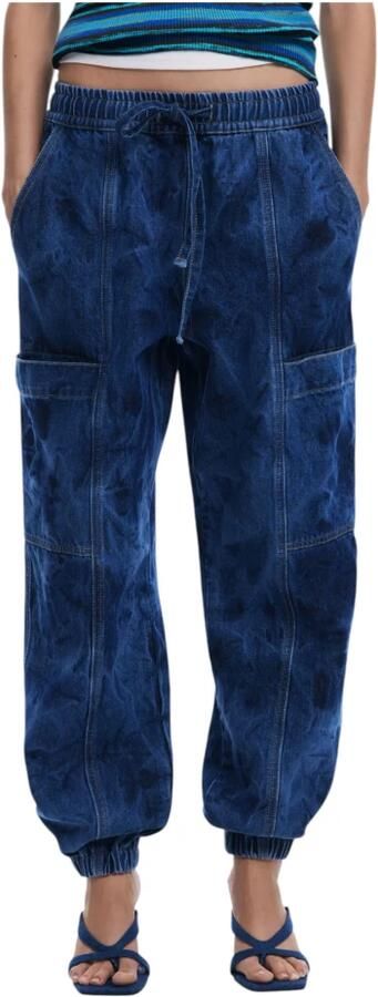 Desigual Baggy Jeans Women's Boyfriend Collection Blue Dames - Foto 2