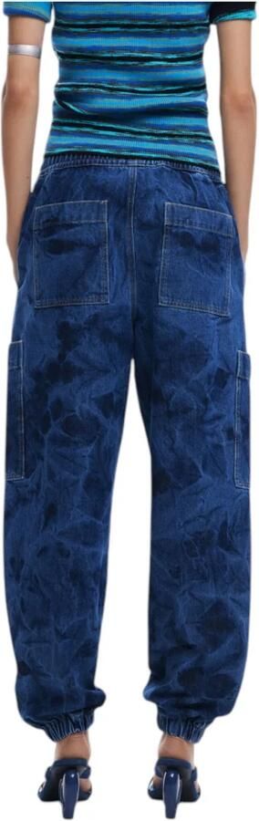 Desigual Baggy Jeans Women's Boyfriend Collection Blue Dames - Foto 3