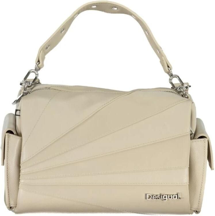 Desigual Beige Handtas met Afneembare Schouderband Beige Dames - Foto 3