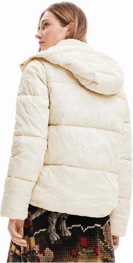 Desigual Beige Hoodie Jas met Rits en Knoopsluiting Beige Dames - Foto 2