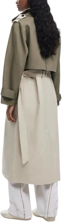 Desigual Katoenen Dames Parka en Trenchcoat Multicolor Dames - Foto 6