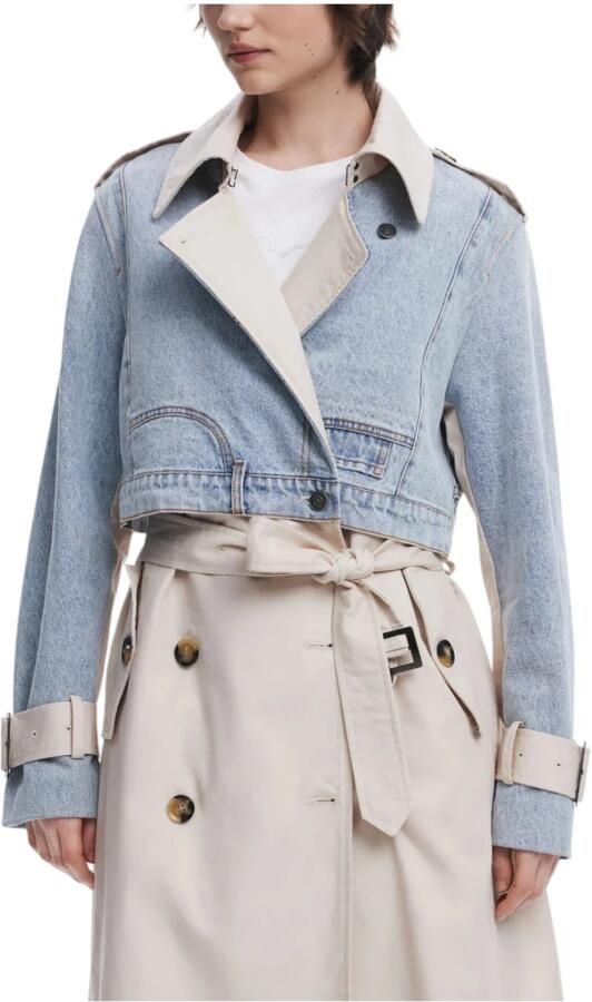 Desigual Trainingsjack Cropped spijkerjack Casual stijl - Foto 5