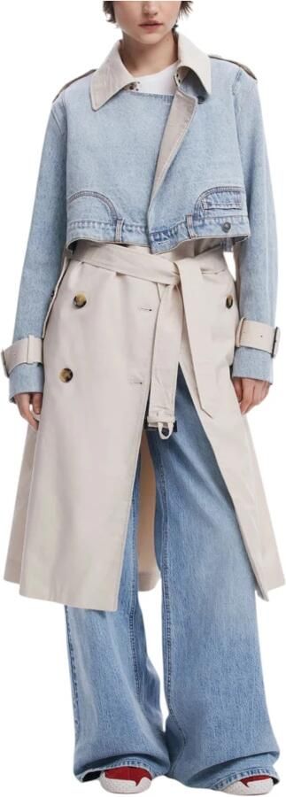 Desigual Trainingsjack Cropped spijkerjack Casual stijl - Foto 3